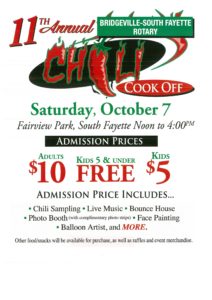 11th Annual Chili Cookoff @ Fairview Park | Pennsylvania | United States