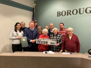 Bridgeville Borough Council Name Street in Honor of Mary Weise